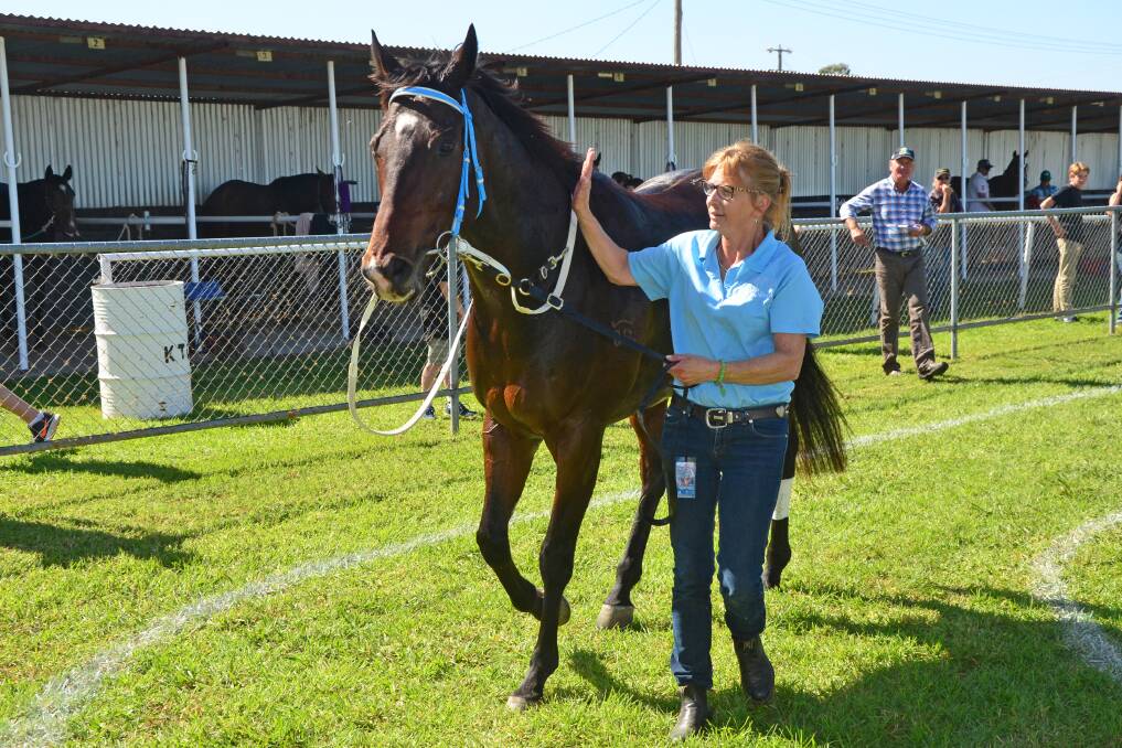 Special Feeling and Debbie Wills after winning at Kerang on Saturday. Picture: GETTY IMAGES