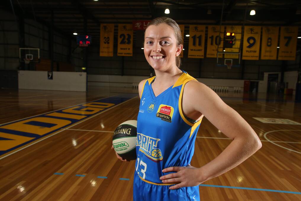 Abbey Wehrung will don the blue and yellow of the Braves in the 2020 NBL1 season. Picture: GLENN DANIELS