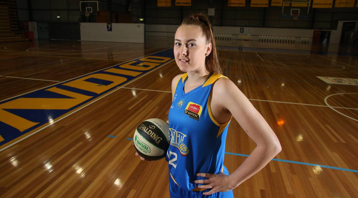 FINDING FORM: Second-year Spirit player Demi Skinner produced a season-high 17 points against the Adeliade Lightning on Wednesday. Picture: GLENN DANIELS