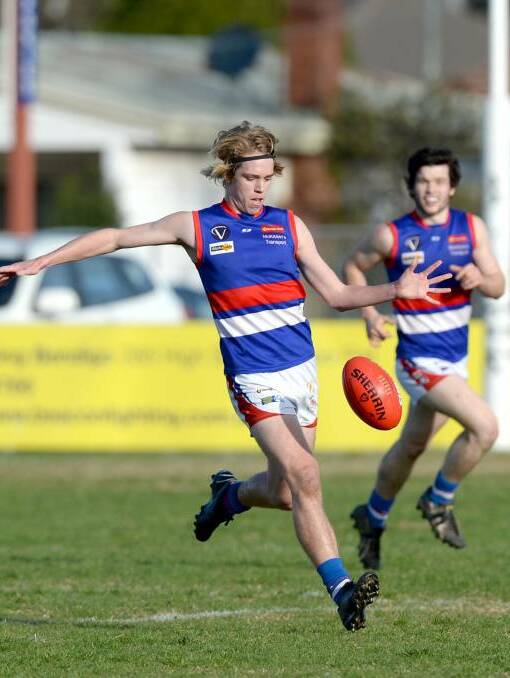 SWITCHING CLUBS: Pat McKenna in his days with BFNL club Gisborne. The forward has joined AFL club Melbourne.