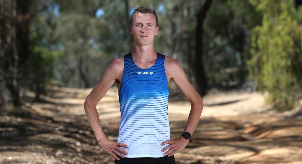 Bendigo's Andy Buchanan finished second in the 10km road classic at Burnie on Sunday. Picture: GLENN DANIELS