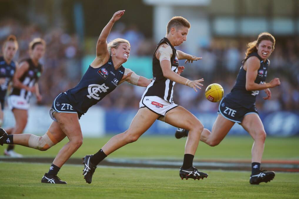 PACY: Emma Grant's second season with Collingwood's AFLW team will be her first as vice-captain of the Magpies.