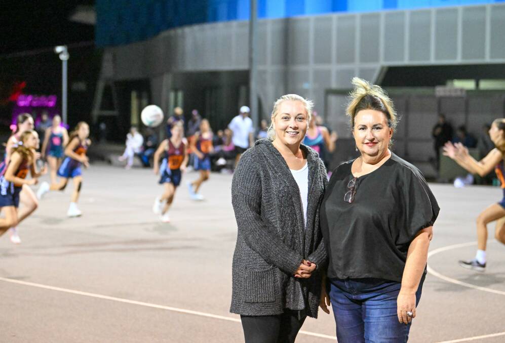 BSNA president Nikki Boulter and GCNA president Rachel Thomsen usher in an exciting new era in Bendigo netball. Picture by Enzo Tomasiello