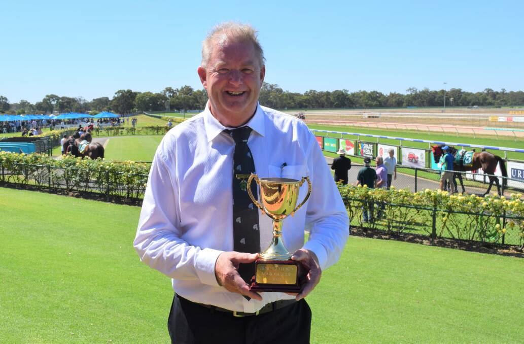 Marong Racing Club president Stuart Smith is confident in the cup event's future and its continued importance to Bendigo's Catholic schools. Picture: KIERAN ILES