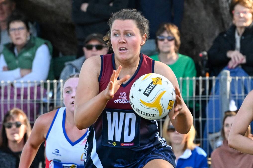 Sophie Shoebridge and her Sandhurst teammates will be seeking a return to premiership glory in 2024 after narrowly missing out last season. Picture by Darren Howe