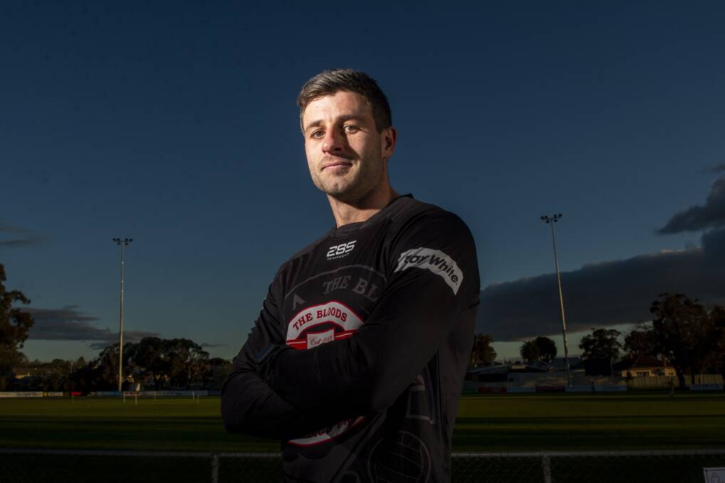Nathan Horbury will lead South Bendigo for a third season as playing coach. Picture: DARREN HOWE