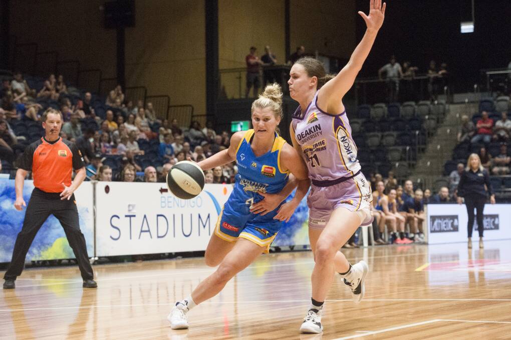 Shyla Heal top scored for the Spirit for a second-straight game with 30 points. File picture: DARREN HOWE