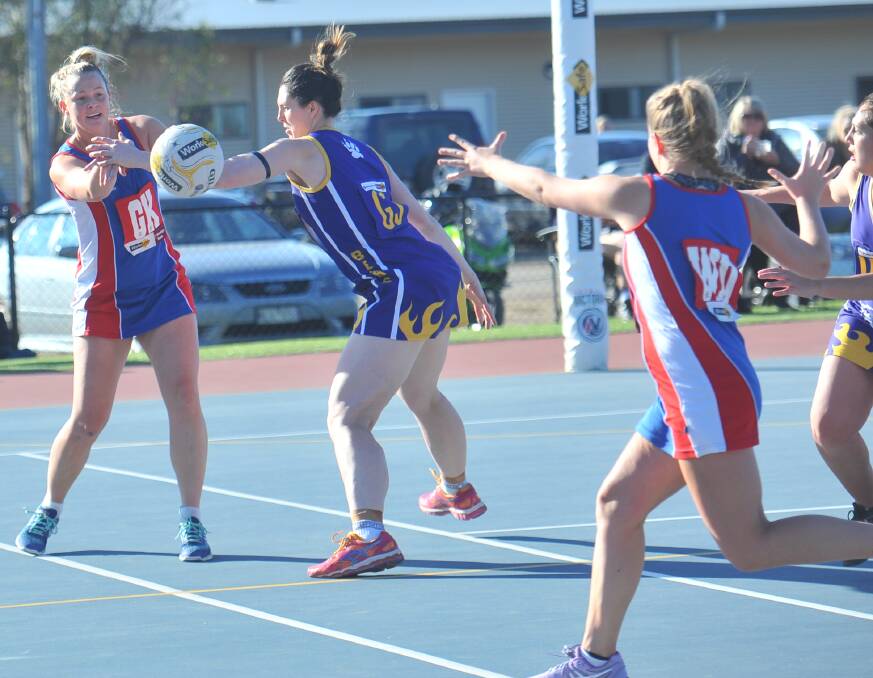 Pyramid Hill defensive star Kate Burton is a likely match-up for Newbridge sharpshooter Jane Reid in Sunday's qualifying final at Mitiamo. The Bulldogs have lost their past two encounters against the Maroons.