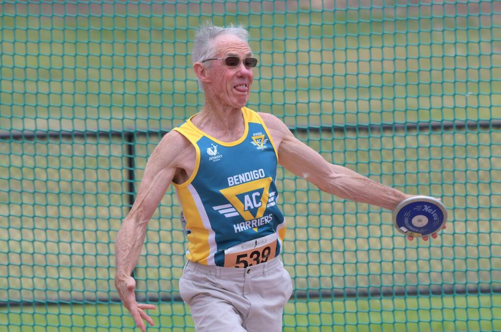 Geoff Shaw has won decathlon gold at the World Masters Games in Malaga, Spain, in his 70-years class. It follows his win as the Neil Macdonald Veteran Athlete of the Year for the Flack Advisory Bendigo Region
