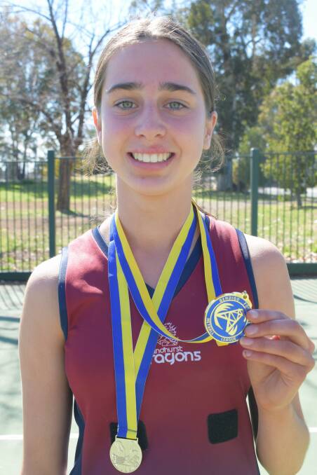 Sahara Rodda was best on court in the 17-and-under premiership win. Picture: KIERAN ILES