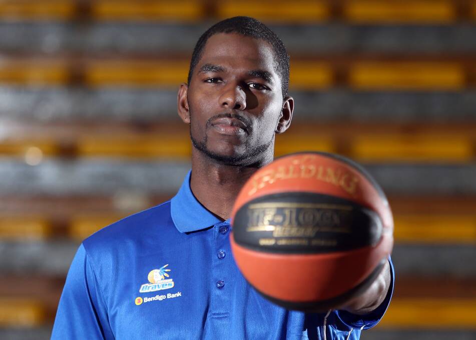 Ray Turner's impressive play against Mount Gambier and Albury-Wodonga has earned the Braves import his first SEABL player of the week nomination. Picture: GLENN DANIELS