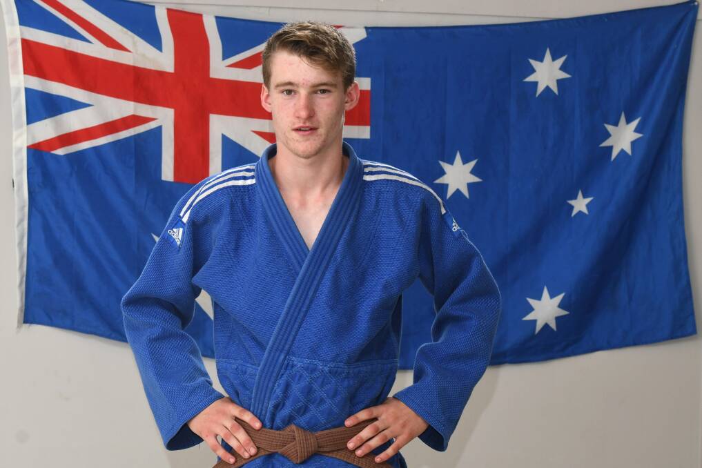 Caine Stuart aims to continue his judo training once coronavirus fears ease. Picture: NONI HYETT