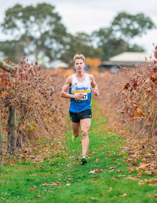 Archie Reid, who was sixth in the Australian half-marathon run on the Sunshine Coast last Sunday, will look to continue his great form in the XCR series this weekend. Picture by Daniel Soncin