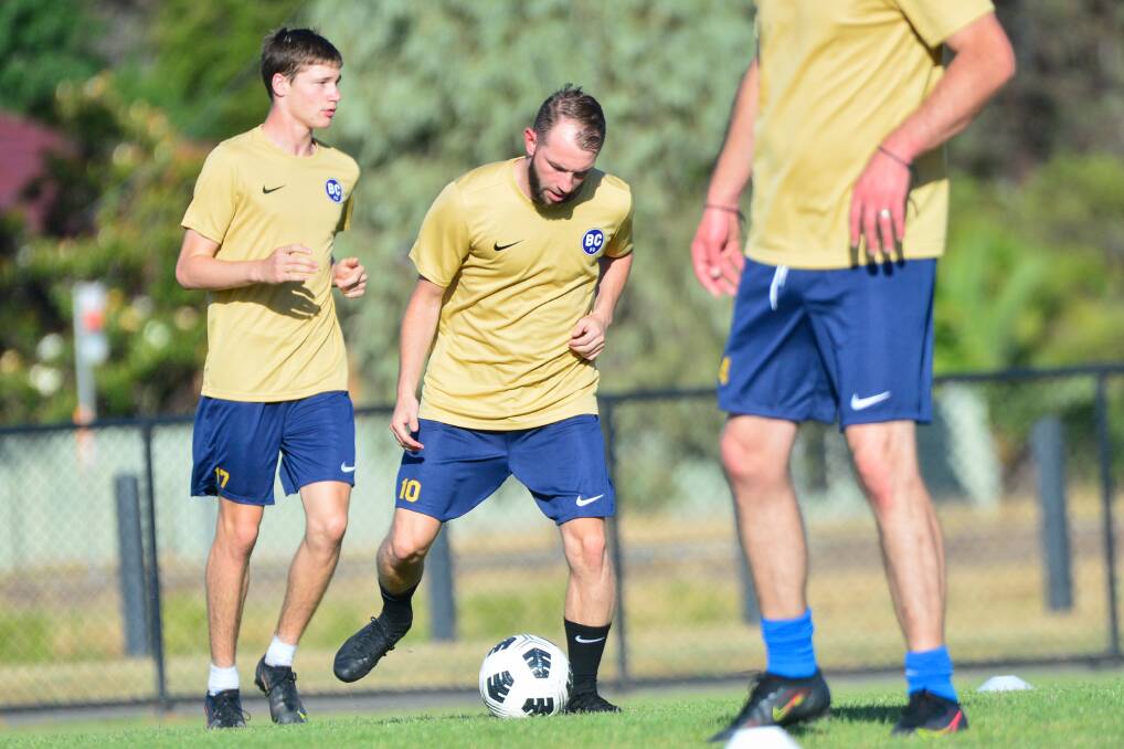 MOMENTUM GROWING: Bendigo City FC will be out to back up some impressive pre-season form when it clashes with Gisborne at Epsom Huntly Recreation Reserve on Saturday. Picture: DARREN HOWE