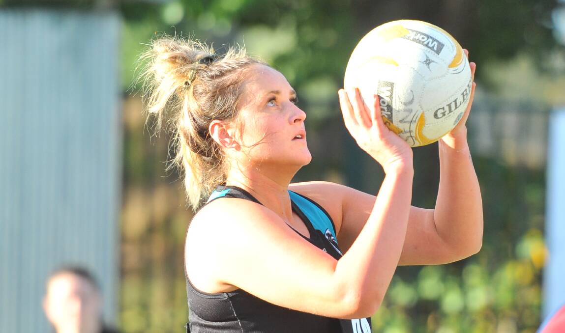 Jordan Macilwain was one of the keys to victory for Maryborough against Golden Square in round three of BFNL netball.