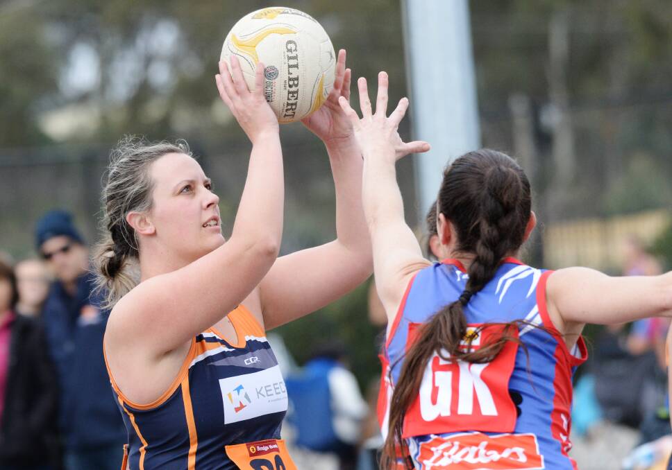 ON TARGET: Ally Symons is one of the keys to Maiden Gully YCW's fortunes in 2019. Picture: DARREN HOWE
