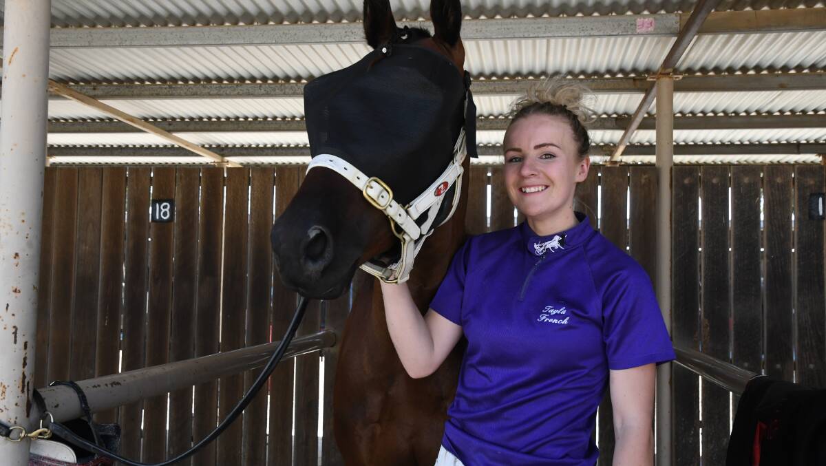 ON A ROLL: Tayla French has started the new harness racing season in promising fashion. Picture: KIERAN ILES
