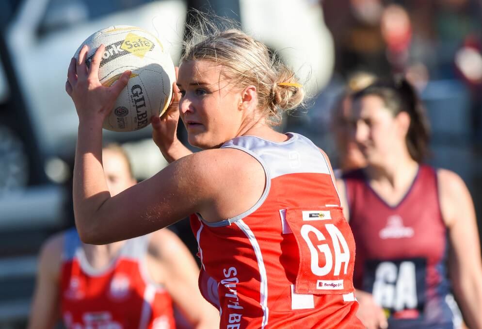 South Bendigo's Chloe Gray has earned the chance to represent the BFNL in her first season in the league. Picture: DARREN HOWE