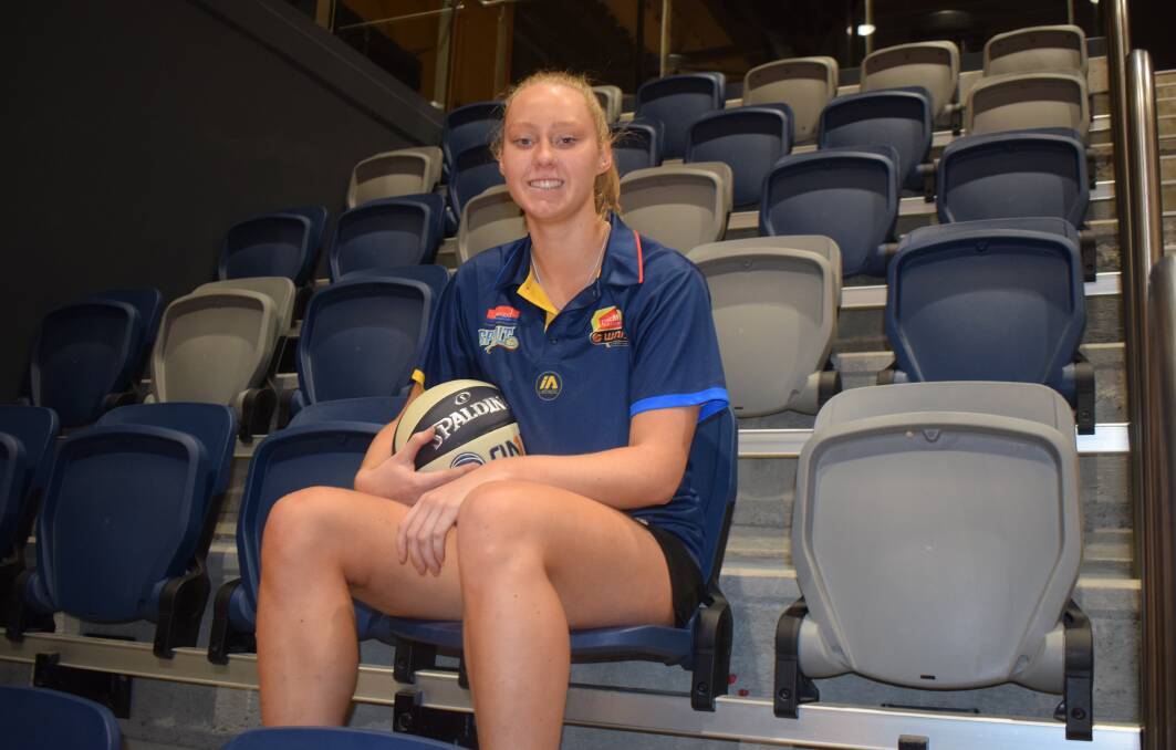 EXPERIENCE OF A LIFETIME: Piper Dunlop has returned home for the North Queensland hub after her first Women's National Basketball League season with her already solid reputation well and truly enhanced. Picture: KIERAN ILES 