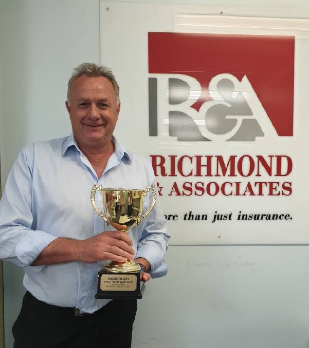 Warren Richmond, from Warren Richmond and Associates, will sponsor the $14,500 Wedderburn Trotters Cup for the 20th straight year.
