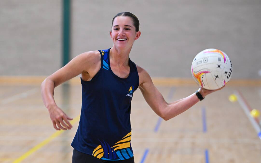 Tongala's Grace Hammond is looking forward to her first season in the VNL as part of one of the competition's new teams, the Bendigo Strikers. Picture by Enzo Tomasiello