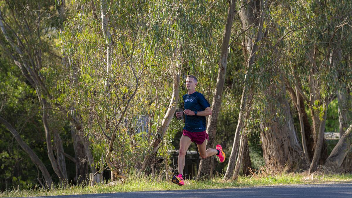 Andy Buchanan in training for this month's Haspa Hamburg Marathon. Picture by Tyler O'Keefe