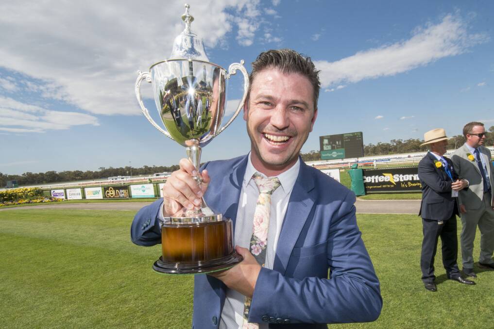 2018 Bendigo Cup-winning trainer Brent Stanley has Violate nominated for the $5-million All Star Mile. Picture: DARREN HOWE