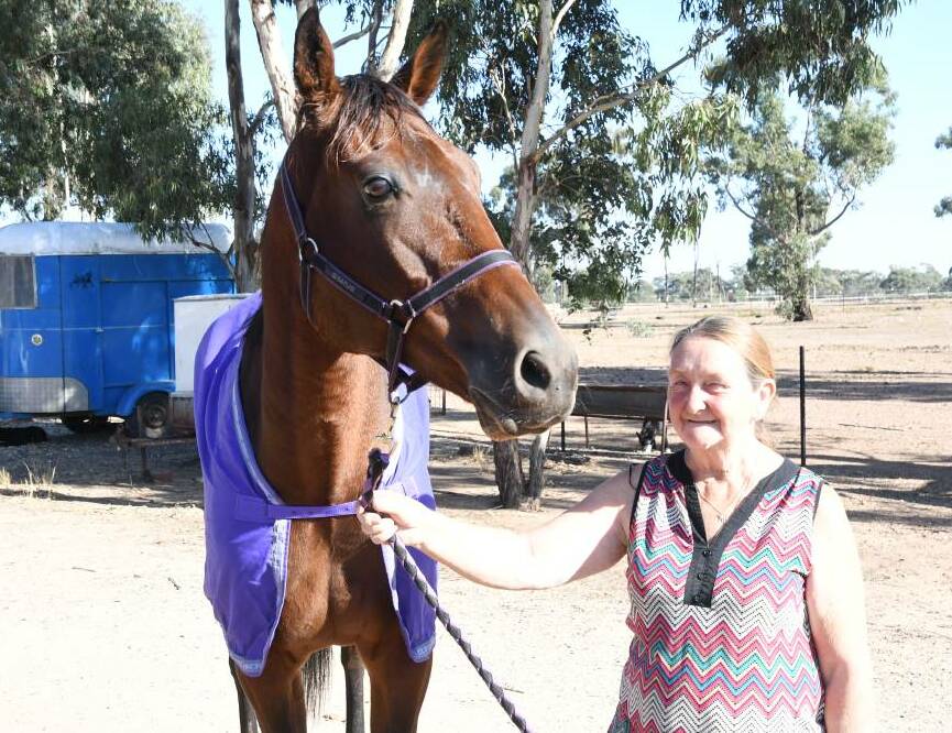 Lynne Mercieca and Illawong Lively. Picture: KIERAN ILES