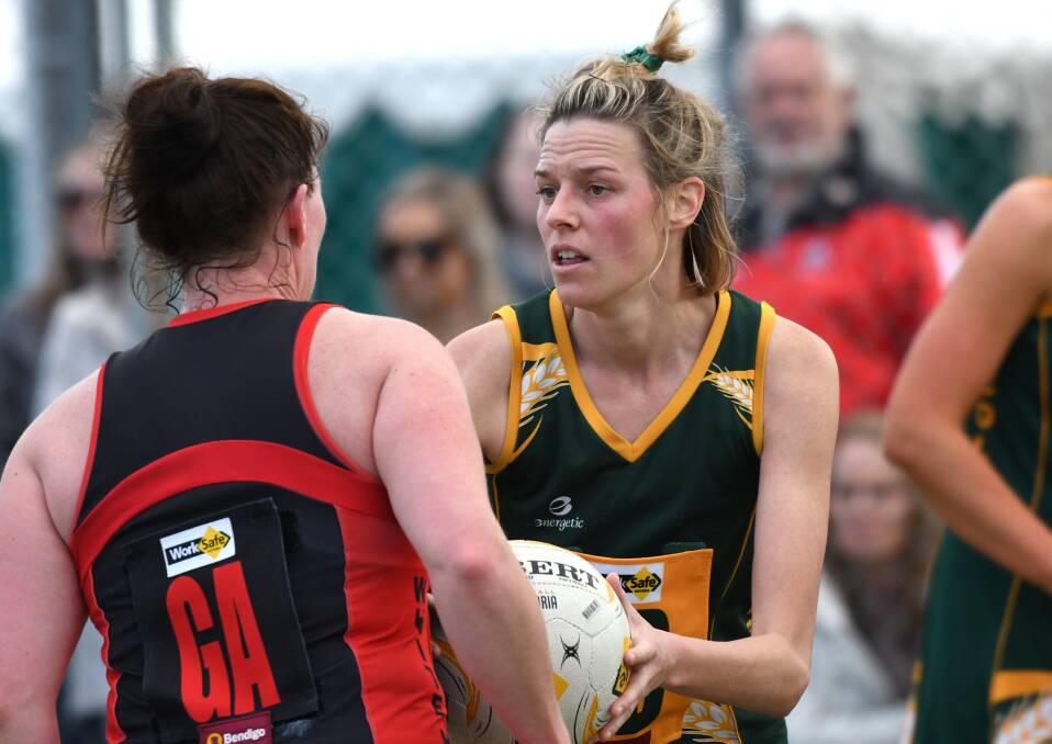 LEADER: Star Colbinabbin defender Brydie Lawford will captain the Heathcote District inter-league team against Geelong District at North Geelong on Saturday.