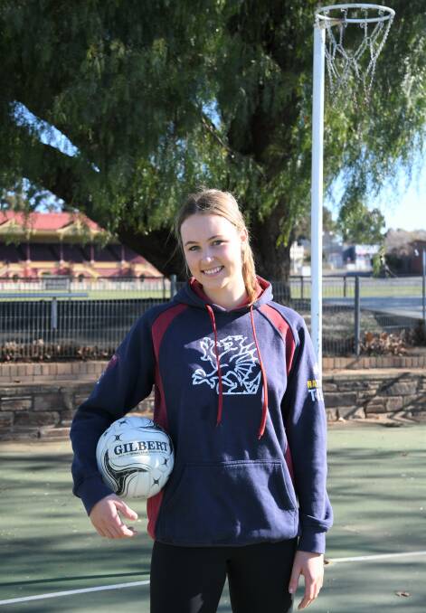 HONOURED: Sandhurst's rising star Ruby Turner says she is privileged to be picked in the state under-19 netball team. Picture: KIERAN ILES