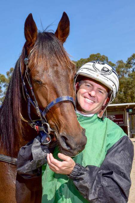Rod Lakey is guaranteed four drives at Bendigo, all for Marong trainer Shaun McNaulty. Picture: BRENDAN McCARTHY
