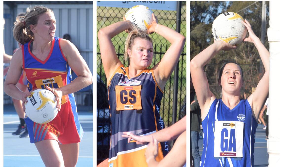 Marong's Brittany Shannon, Maiden Gully YCW's Tia Webb and Mitiamo's Laura Hicks are enjoying good seasons with their respective clubs.