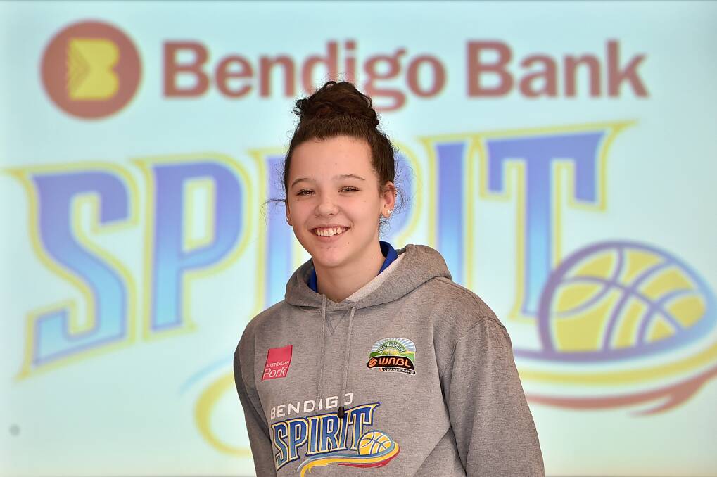Jess Rennie in 2016 as a Bendigo Spirit development player.