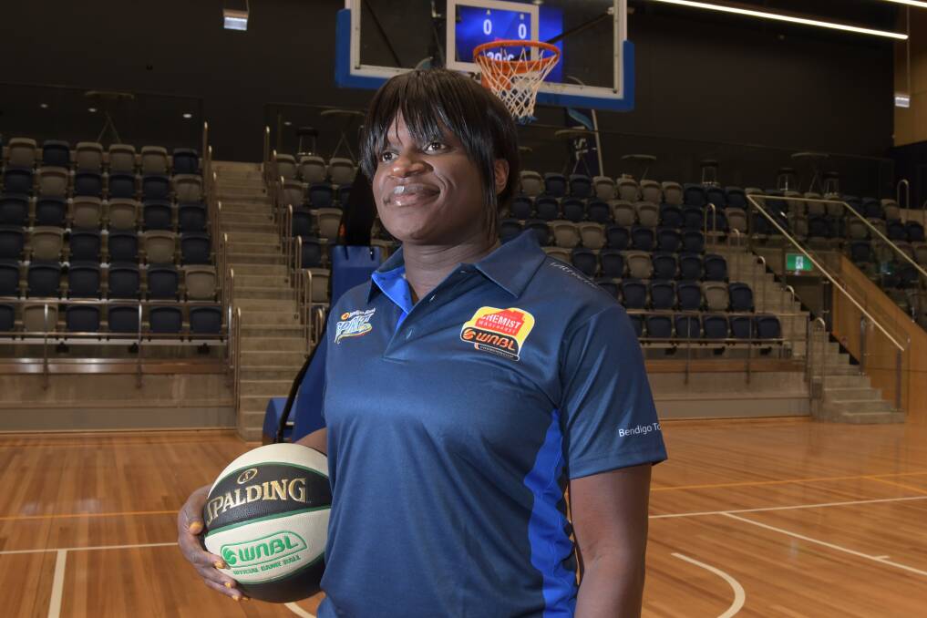 DEBUT: American import Barbara Turner will play her first game for Bendigo Spirit in Perth on Friday night. Picture: NONI HYETT