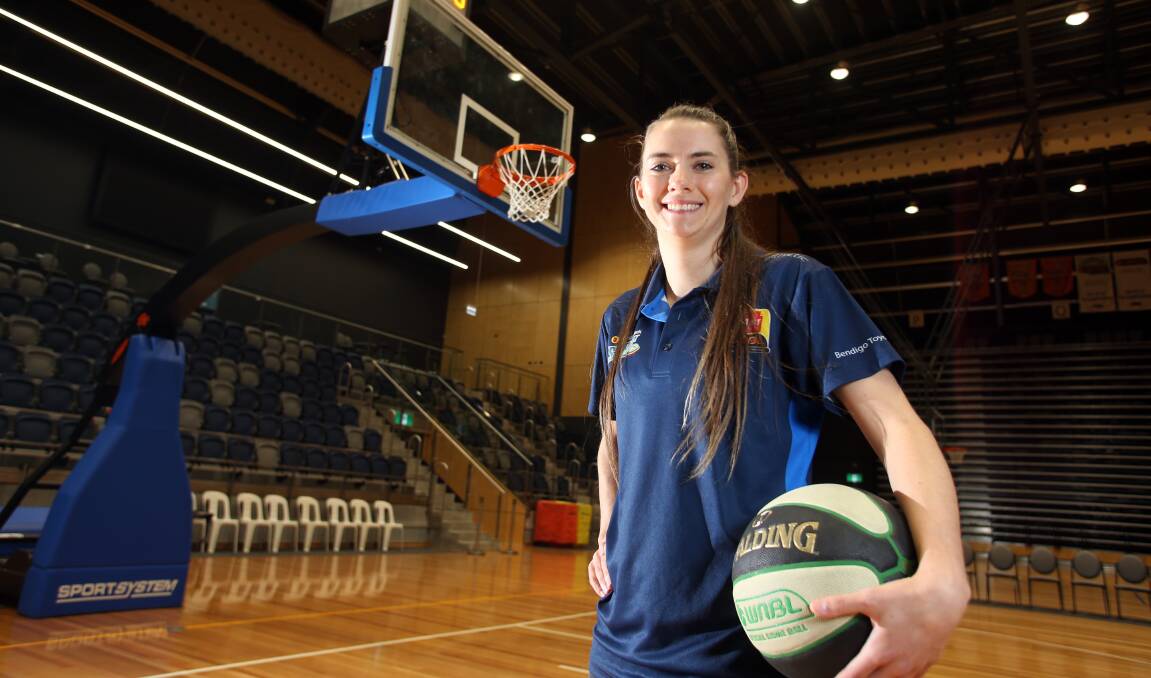 EASY DECISION: Opals hopeful Tessa Lavey has re-signed with the Spirit for the 2020-21 WNBL season. Picture: GLENN DANIELS