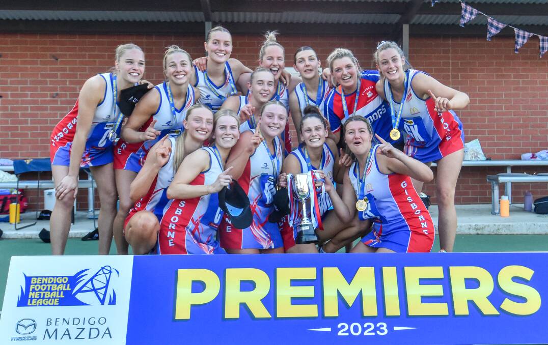 Gisborne has been crowned BFNL A-grade netball premiers for 2023. Picture by Darren Howe