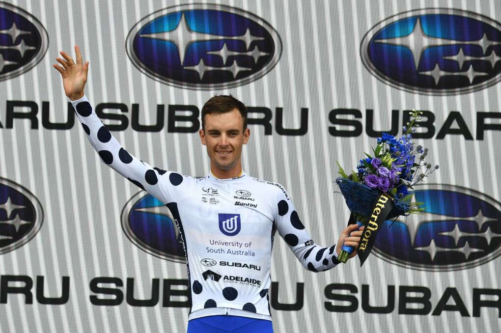 DREAM START: Jason Lea has won the King of the Mountain classification at the 2019 Tour Down Under. Picture: DAVID MARIUZ/AAP IMAGE