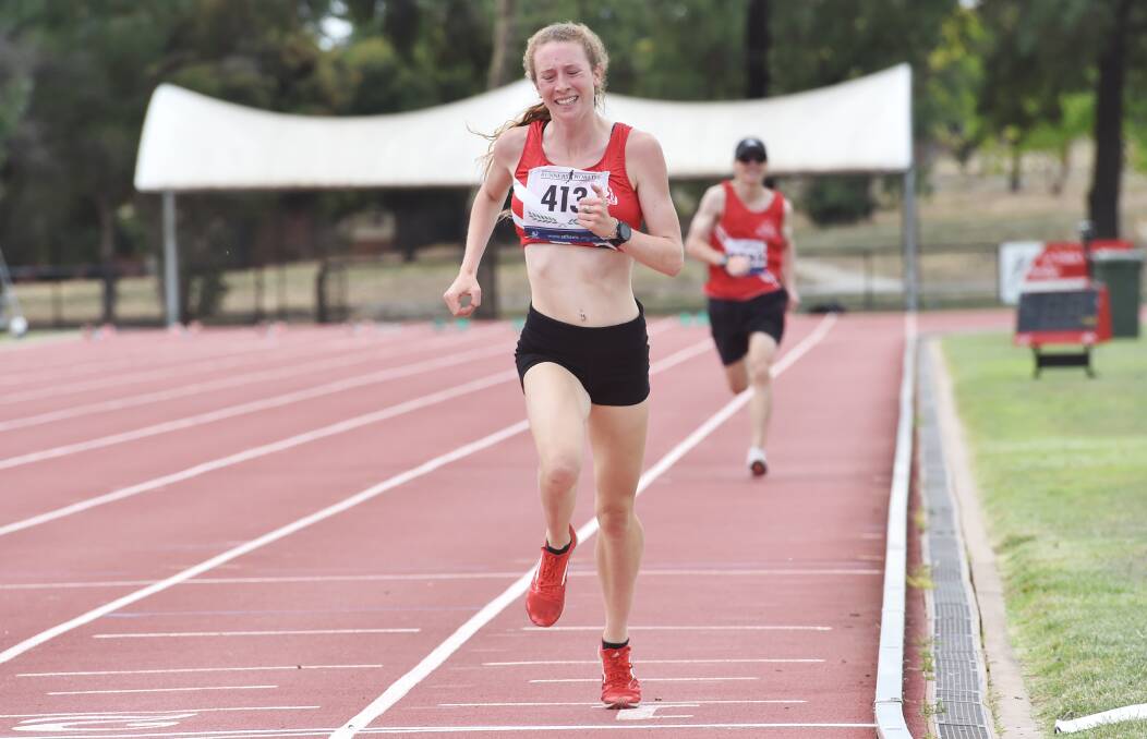 TOP SEASON: Teleah Hayes continues to go from strength-to-strength on the athletics track following a a super third placing in Melbourne.