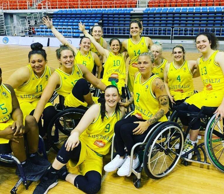 The Australian Gliders have ended their Paralympics campaign in Tokyo on a high note following a win over Algeria. Picture: BASKETBALL AUSTRALIA
