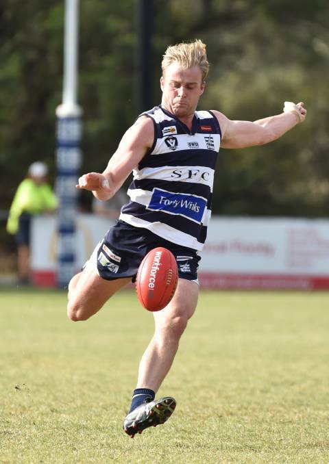 Hugh Robertson in action for the Storm.