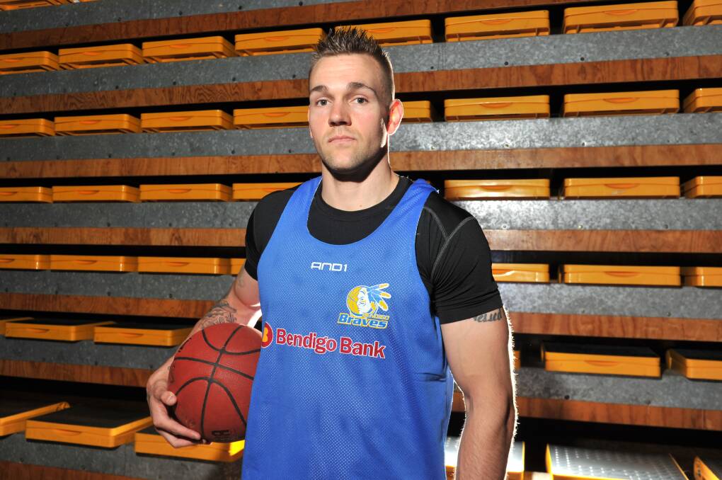 Jeremy Kendle in his Bendigo Braves days in 2016. Picture: NONI HYETT