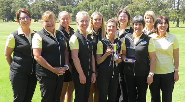 The Golf Central Victoria team and officials, who were crowned division two Country Week champions on Wednesday.