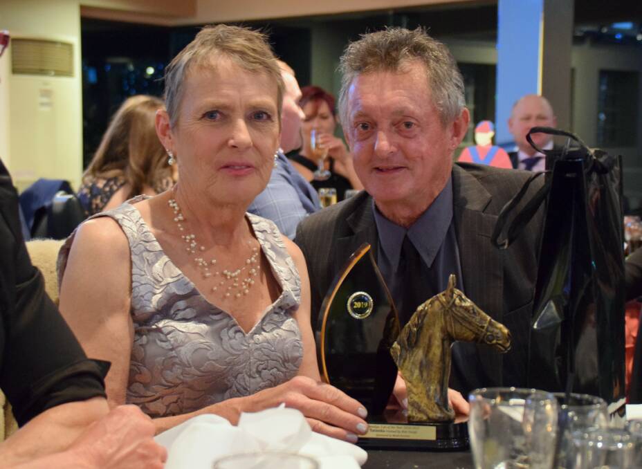 Bronwyn and Bob Donat on awards night at the Silks Function Centre. Picture: DESIREE PETTIT-KEATING