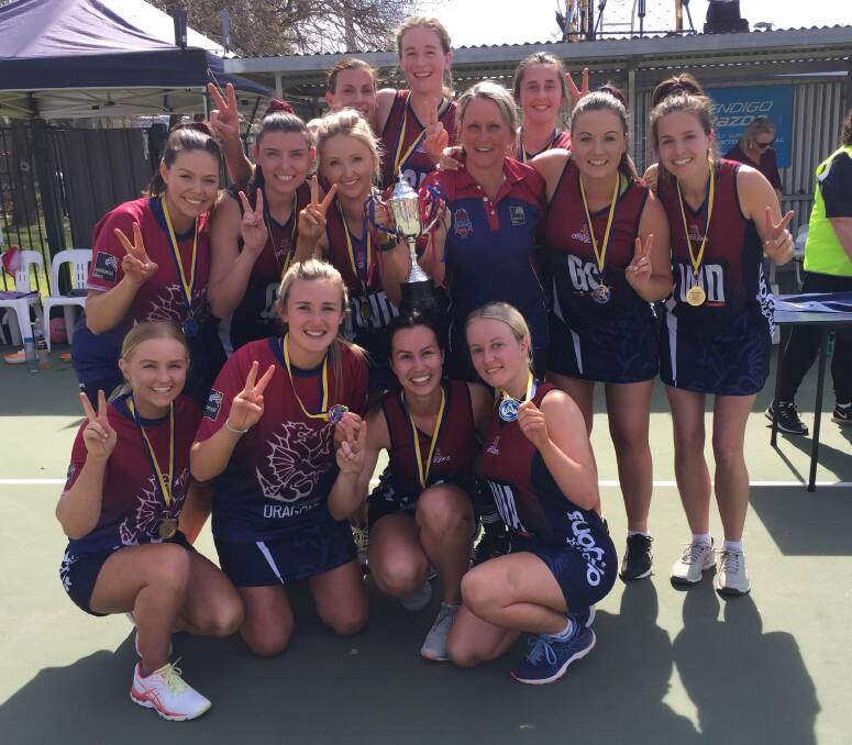 Sandhurst's B-grade team was one of three to win premierships on Saturday. Like the A-grade and 17-and-under teams, the B-graders went back-to-back.