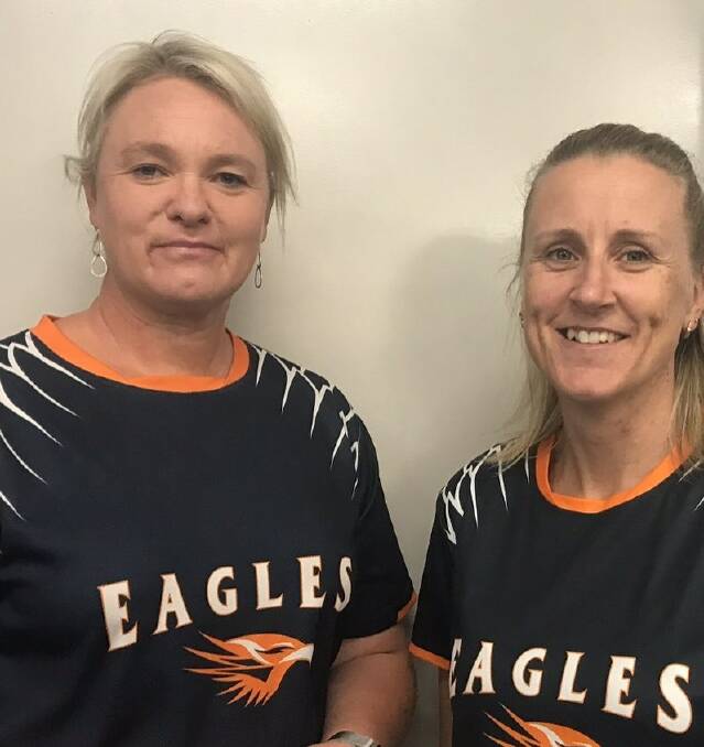 Jannaya Webb and Christie Griffiths will coach Maiden Gully YCW's A-grade netball team in 2020.