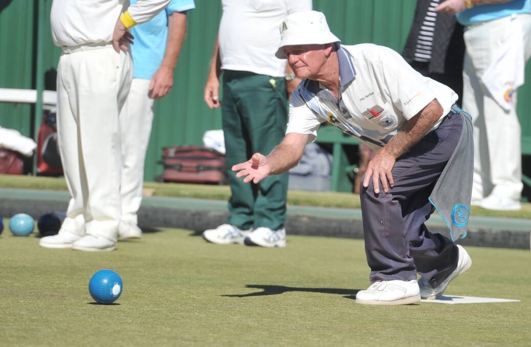 Ray Harrison enjoyed his stay in Bendigo as part of the Meat Traders Interstate Bowls Carnival.
