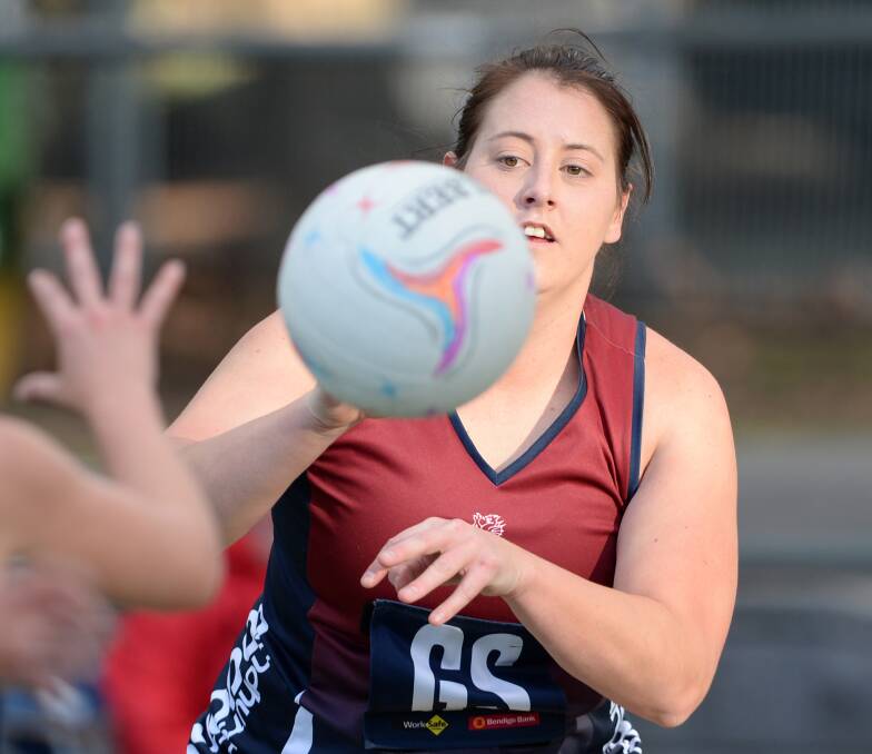 Rebecca Smith was one of the keys in a dominant Sandhurst performance against Golden Square at the QEO on Saturday.