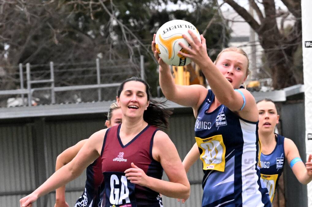Young defender Emmie Banfield has taken on the captaincy at Strathfieldsaye this season. Picture by Darren Howe

