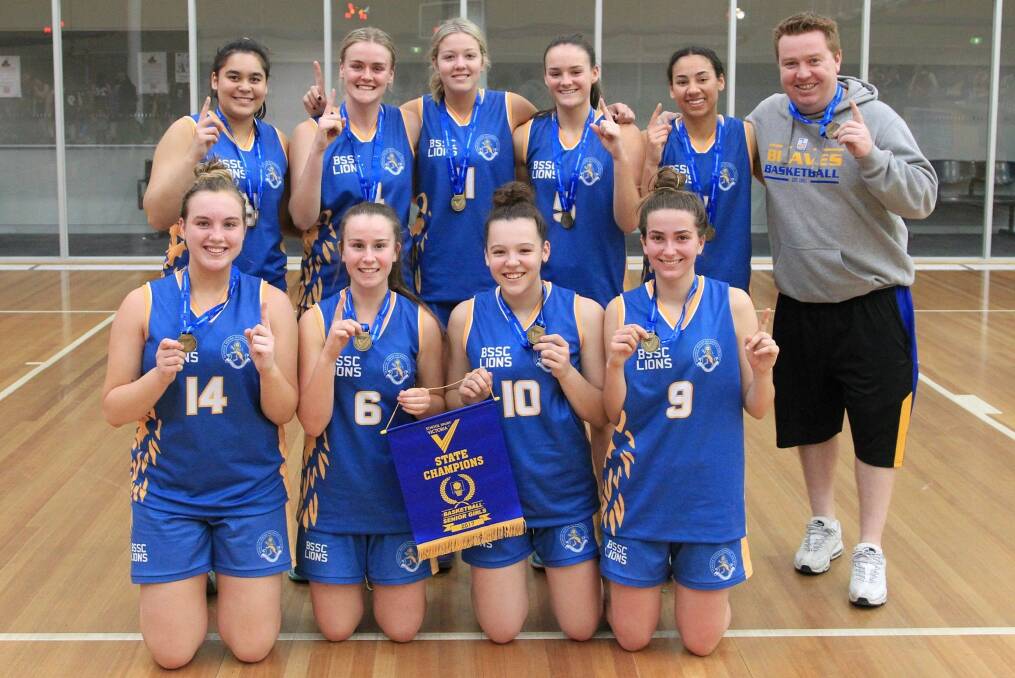 TRIUMPH: Bendigo Senior Secondary College's senior girls' basketball team has been crowned state champions. Picture supplied.
