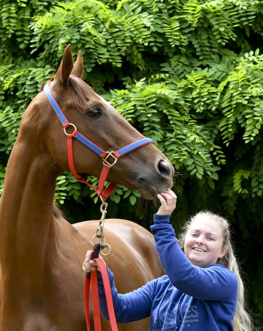 Jessie Philpot and Penny To Sell. Picture: NONI HYETT